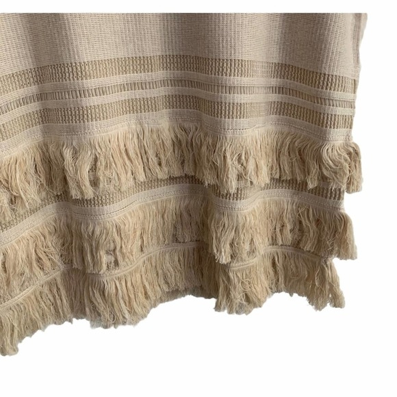 NWT Ralph Lauren Fringe trim Linen Blend boho top - Picture 8 of 11